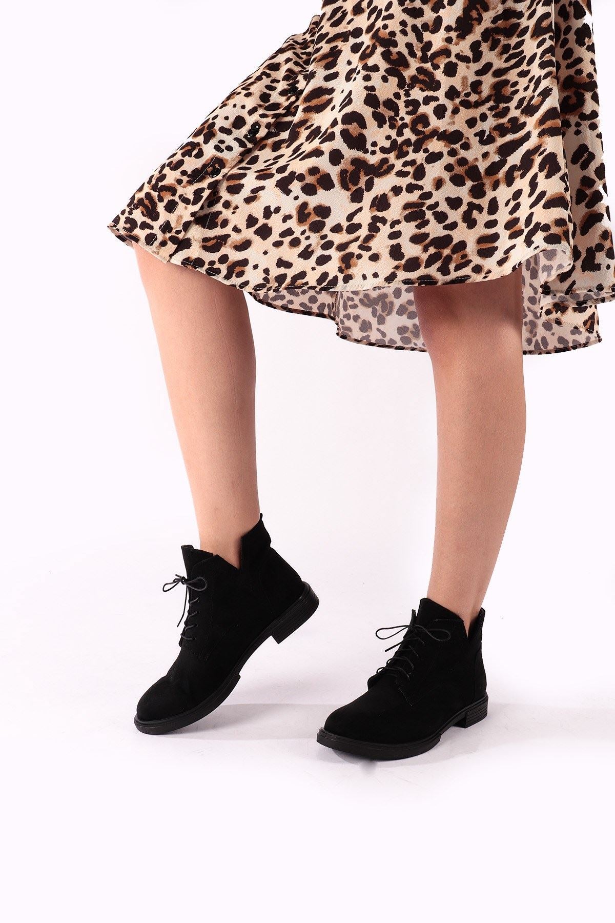 Vona Black Suede Women's Bootie - STREETMODE ™