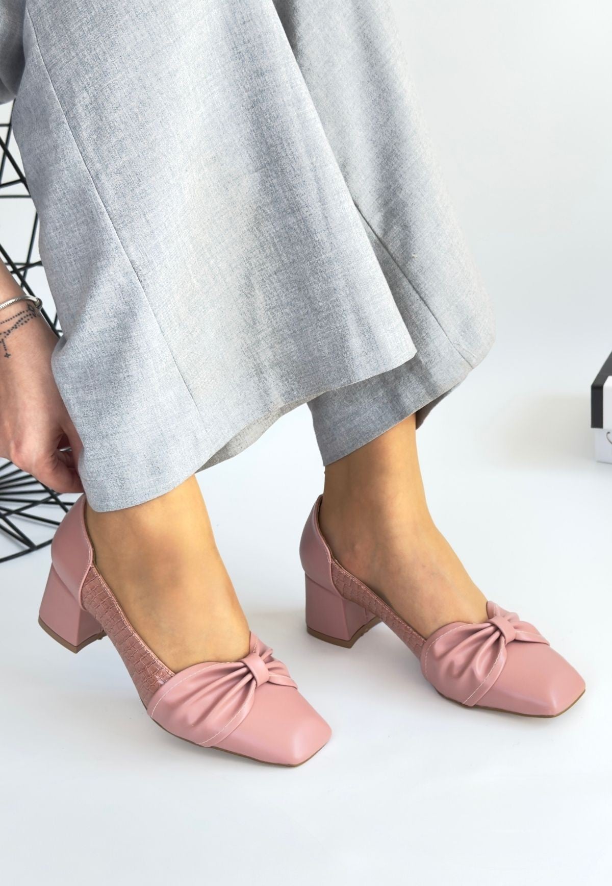 Women's Powder Skin High Heel Shoes - STREETMODE ™