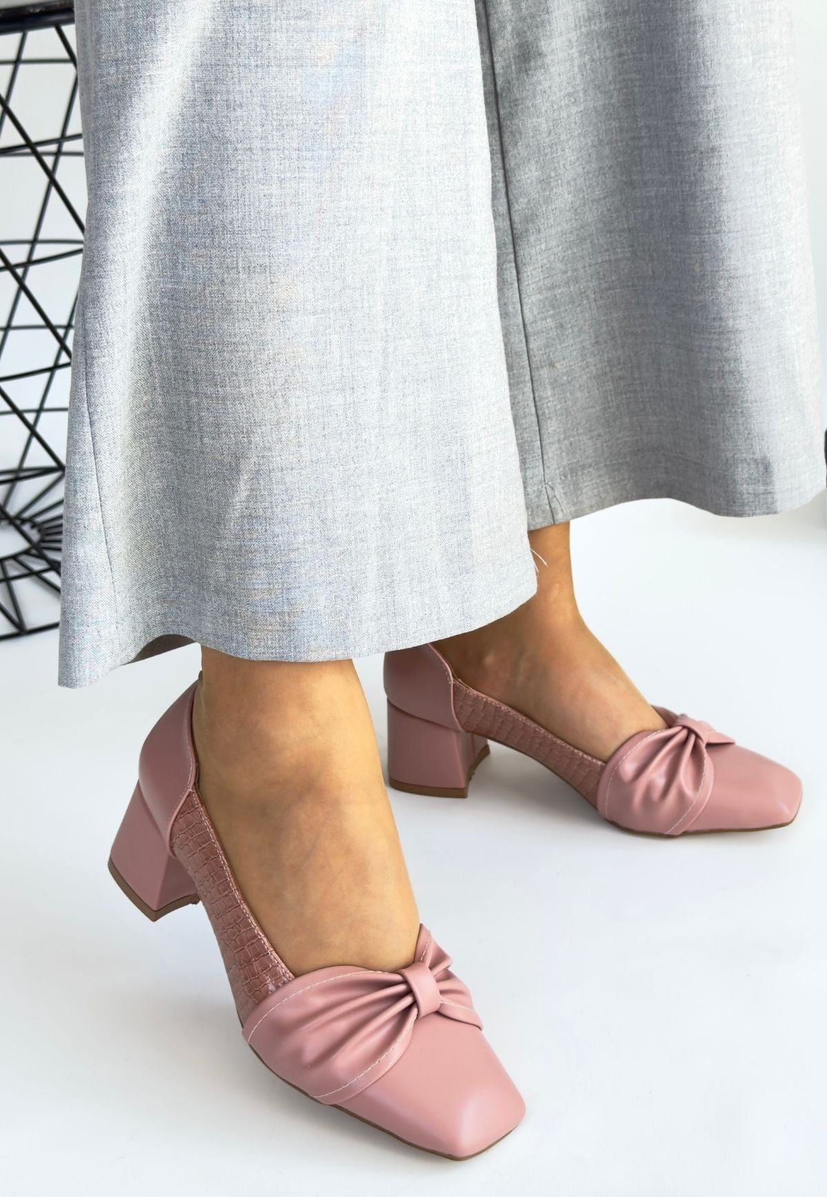 Women's Powder Skin High Heel Shoes - STREETMODE ™