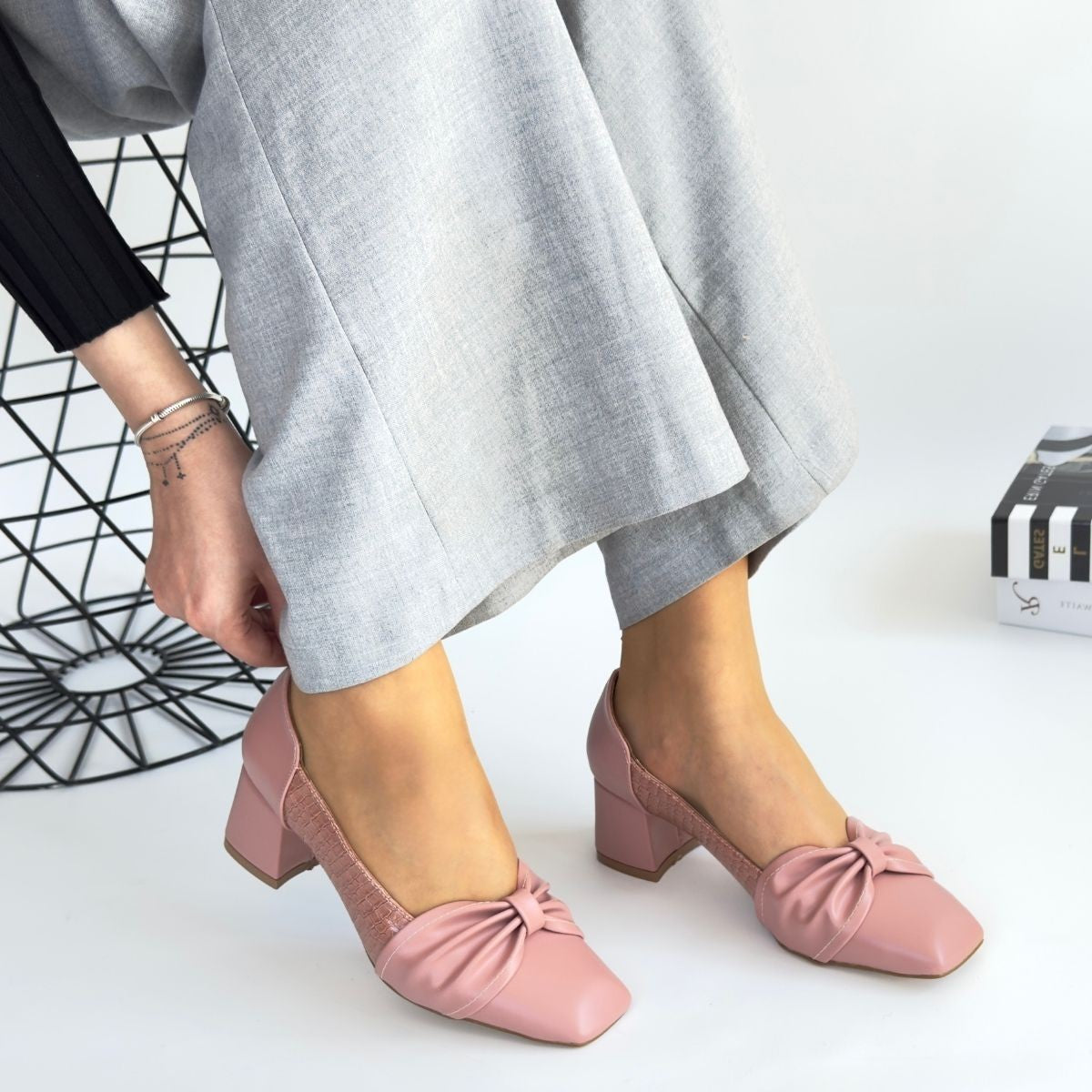 Women's Powder Skin High Heel Shoes - STREETMODE ™