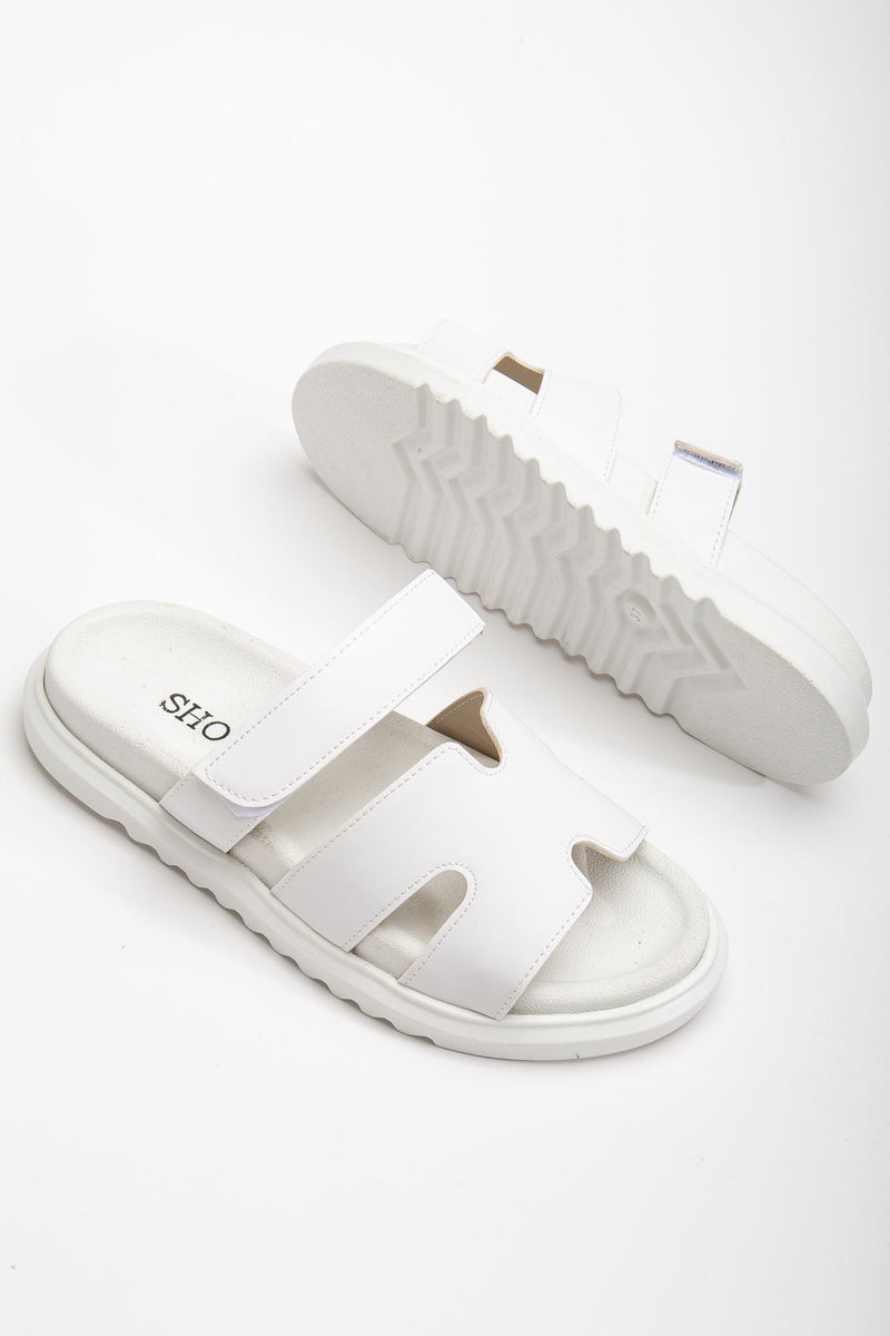 Women's Soft-Soled Casual White Slippers - STREETMODE ™