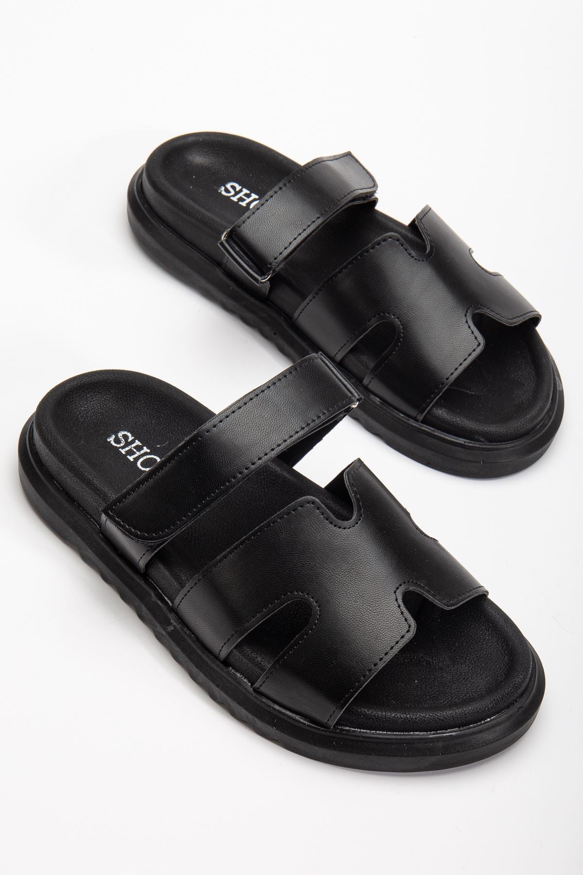 Women's Soft-Soled Casual Black Slippers - STREETMODE ™