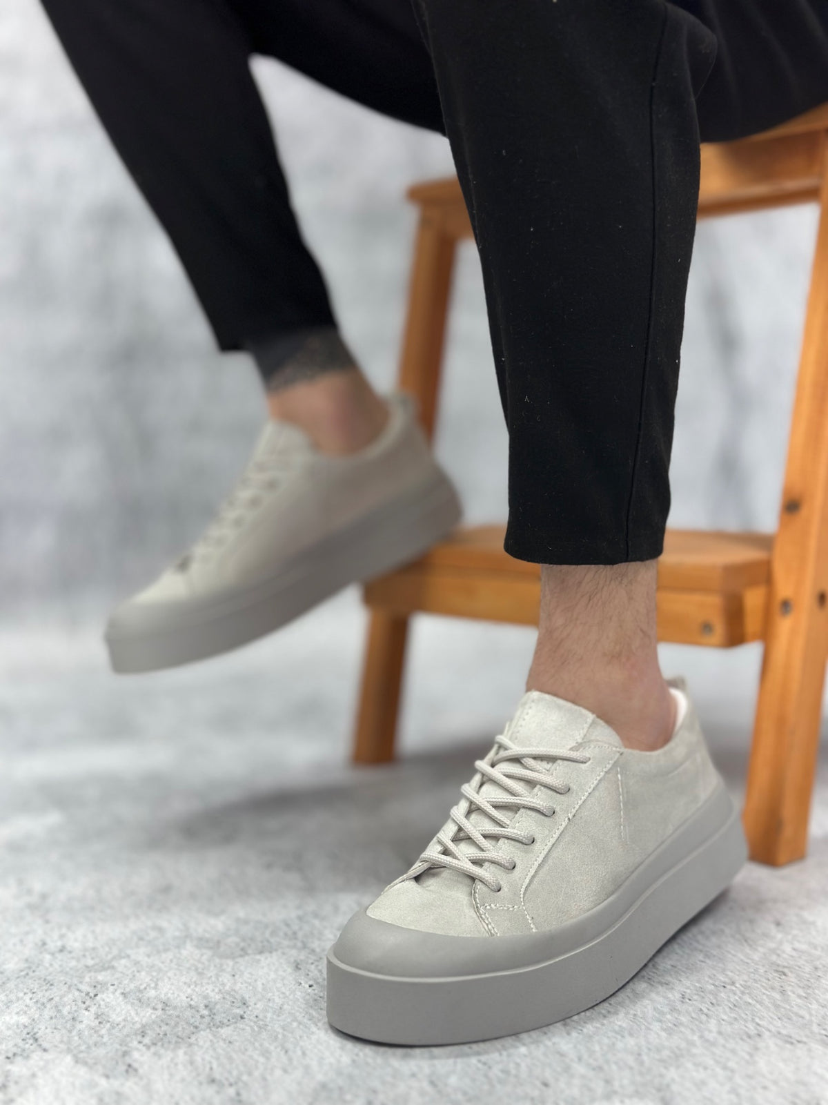 BA500 Special Thermo Sole Gray Casual Men's Shoes - STREETMODE ™