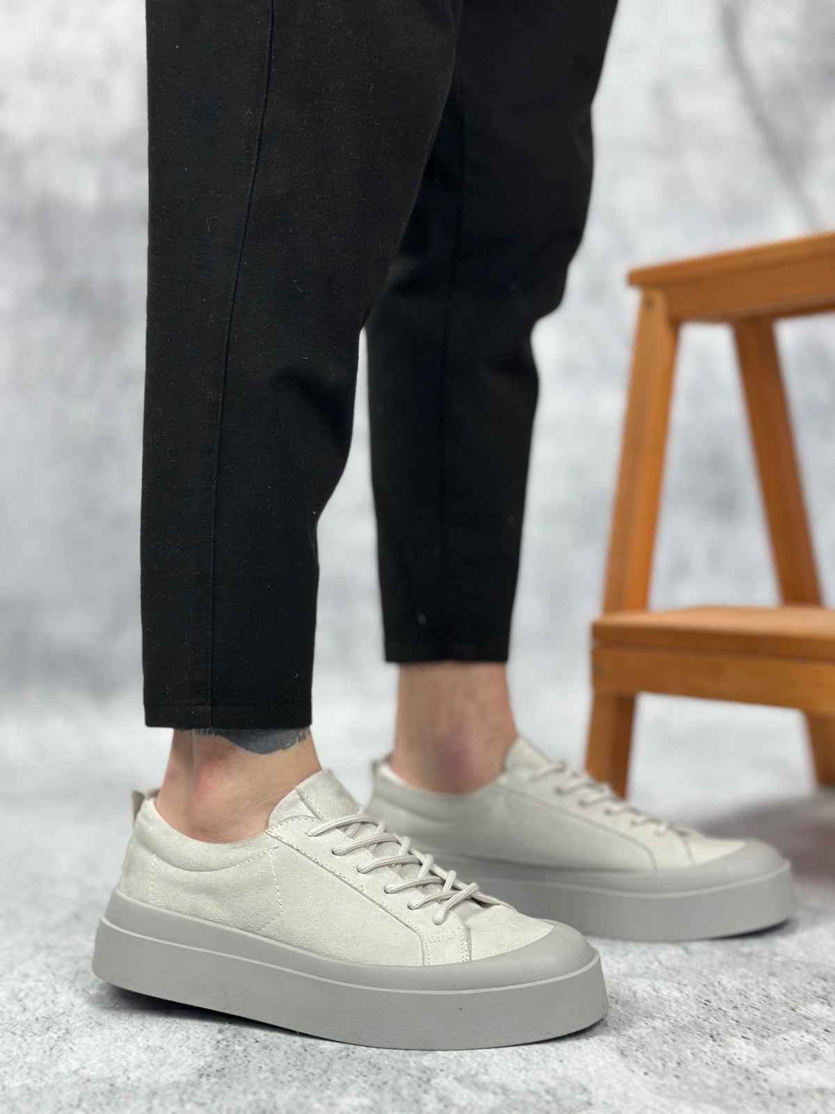 BA500 Special Thermo Sole Gray Casual Men's Shoes - STREETMODE ™