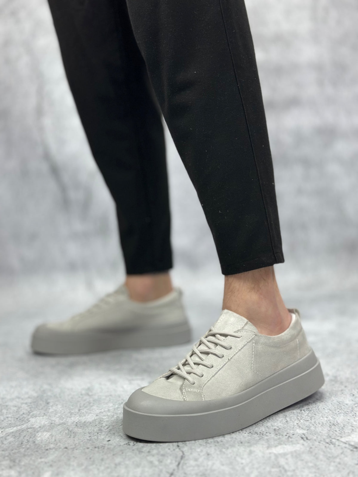 BA500 Special Thermo Sole Gray Casual Men's Shoes - STREETMODE ™