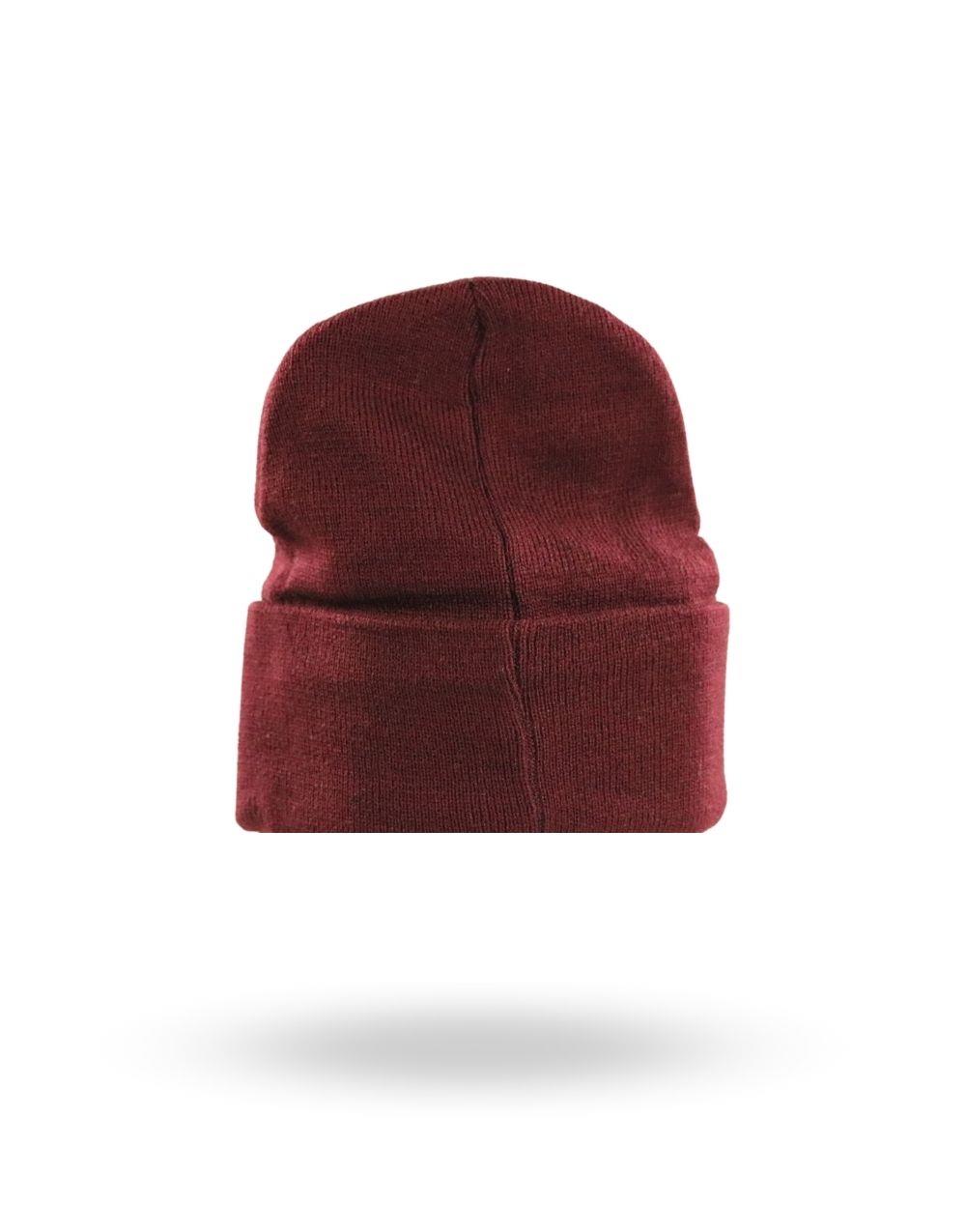 Basic Folded Daily Beret Claret Red - STREETMODE ™