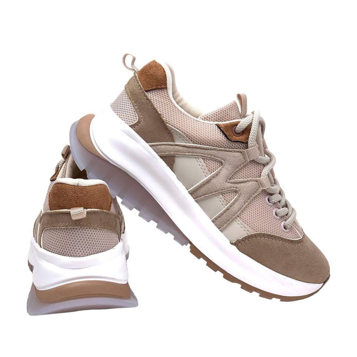 Women's Mafy Mink Comfort Sole Daily Walking Sneaker 4 Cm - STREETMODE ™