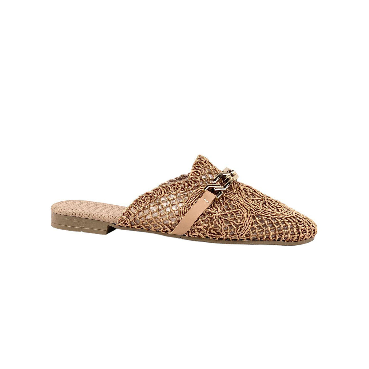Women's Term Nut Stone Detailed Knitwear slippers 1cm - STREETMODE ™