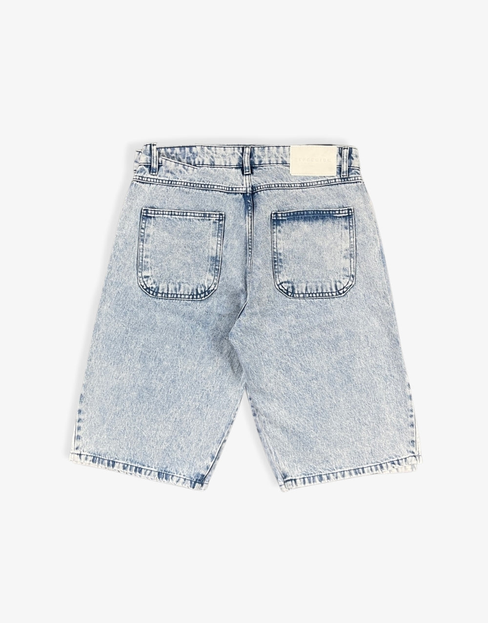 Believe Danger Oversized Men's Denim Shorts - STREETMODE ™