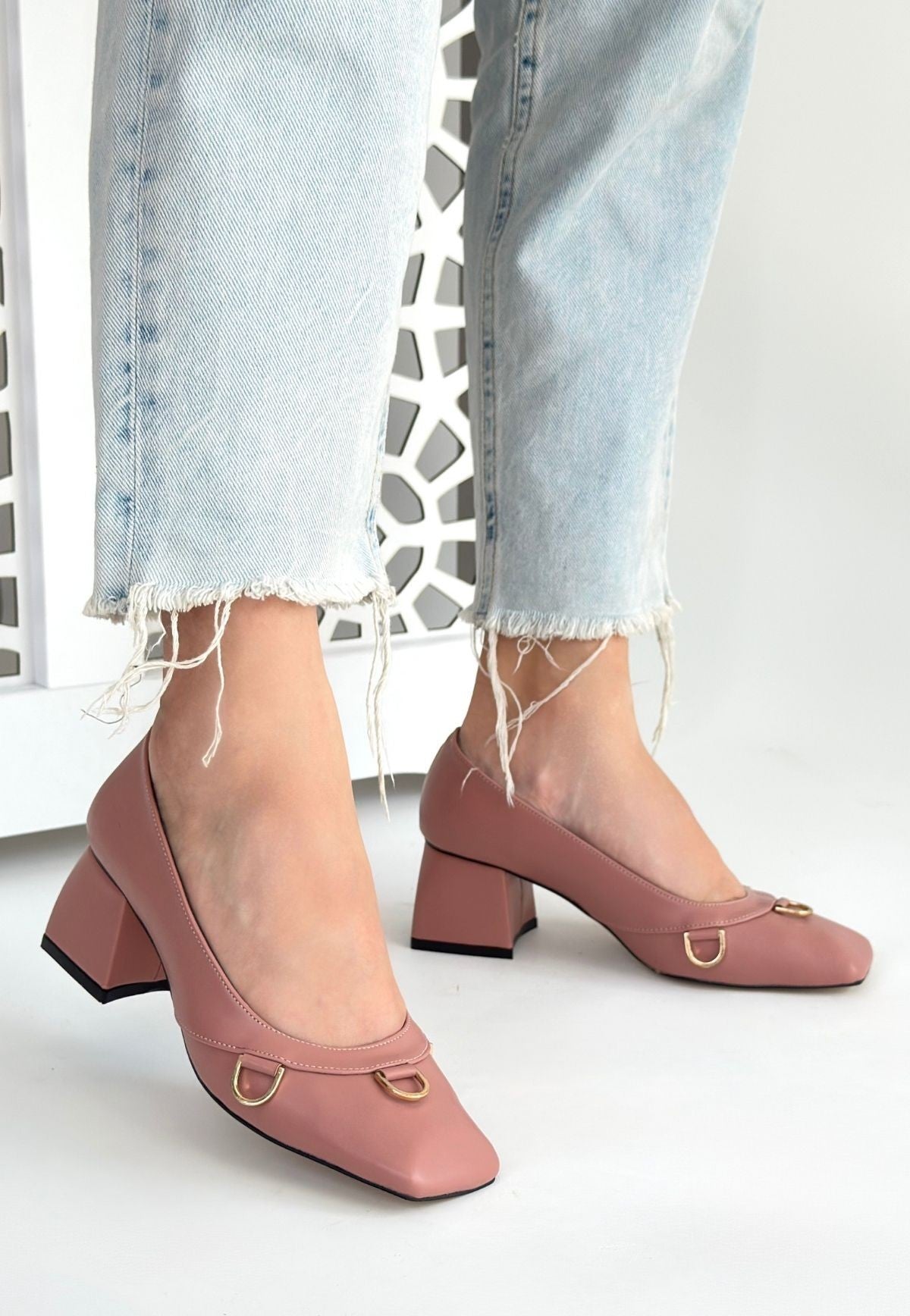 Women's Powder Skin High Heel Shoes - STREETMODE ™