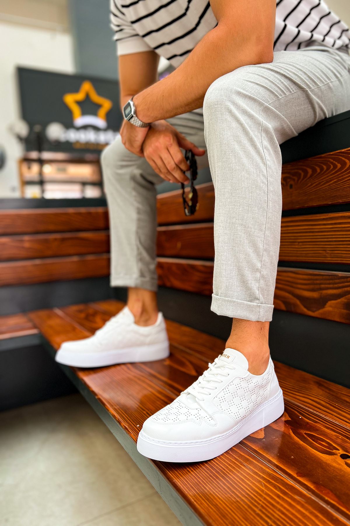 CH 153 İpekyol BT WHITE Men's shoes sneakers - STREETMODE ™
