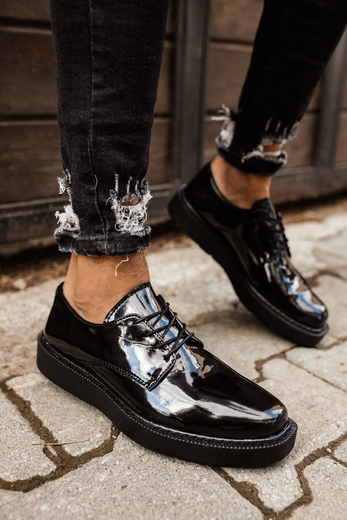 CH001 Men's Full Black Classic Sneaker Shoes - STREETMODE ™