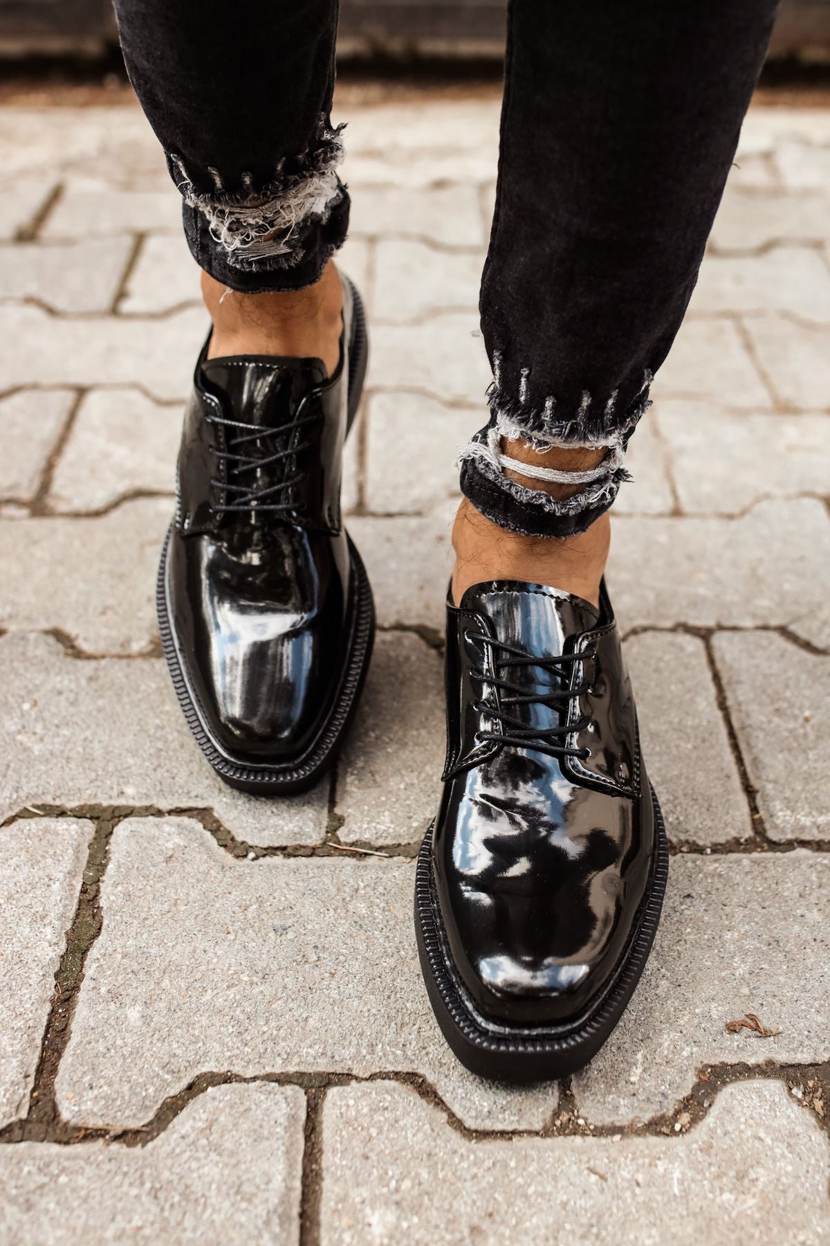 CH001 Men's Full Black Classic Sneaker Shoes - STREETMODE ™