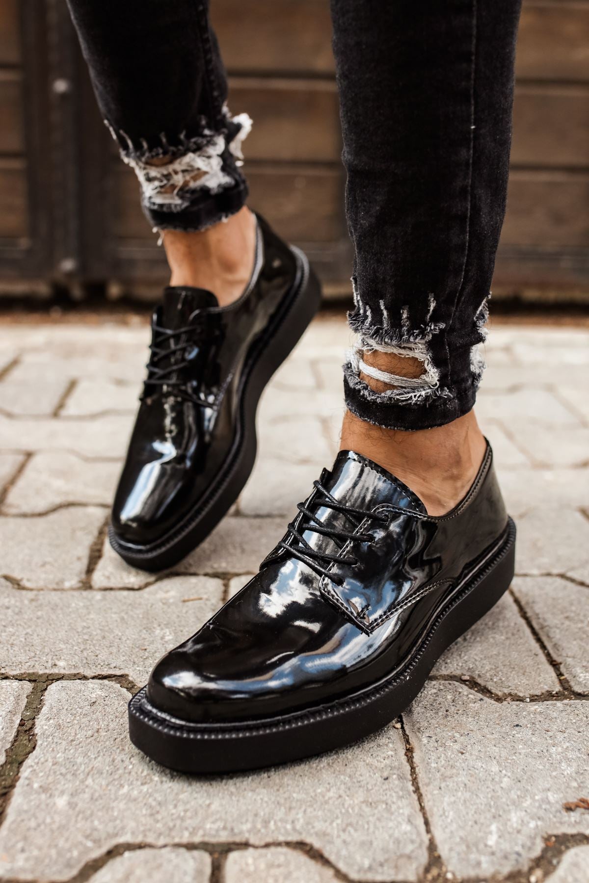 CH001 Men's Full Black Classic Sneaker Shoes - STREETMODE ™