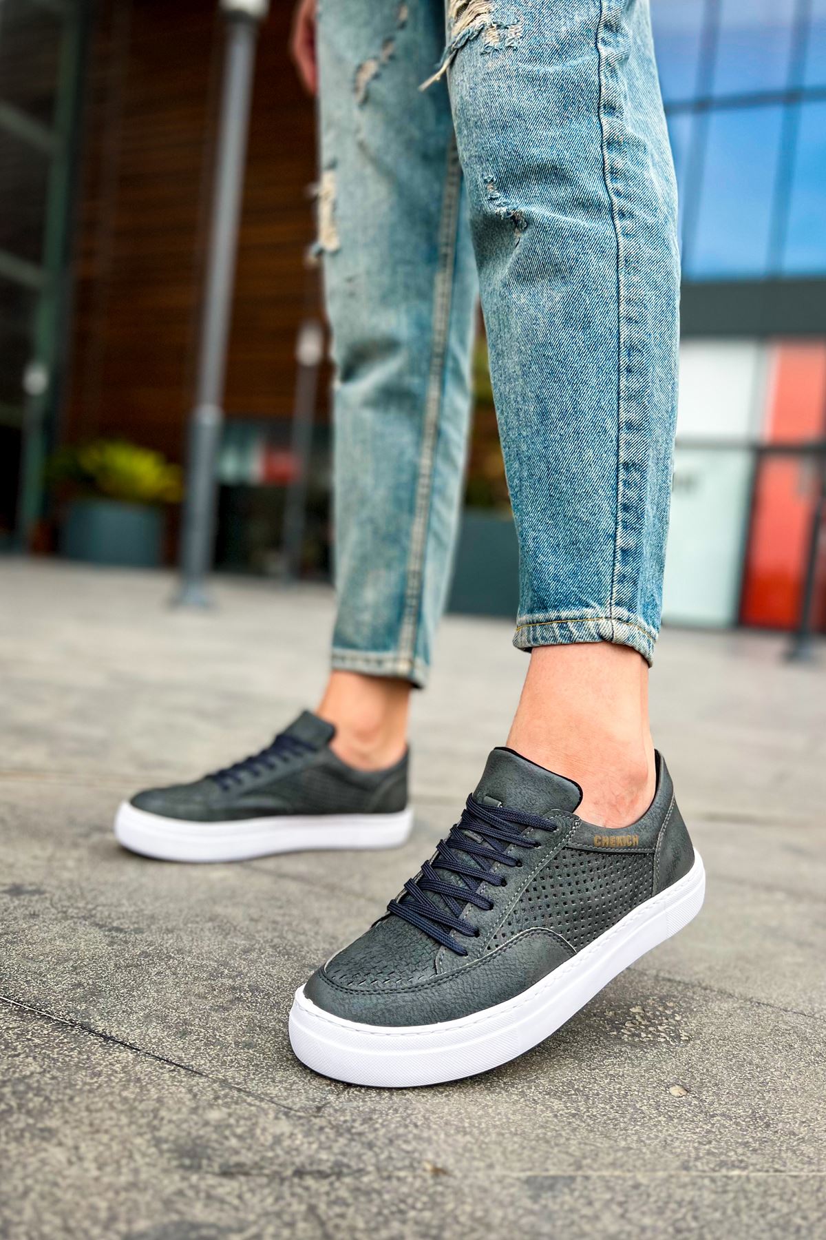 CH015 Laced Men's Unisex Sneaker Shoes - STREETMODE ™