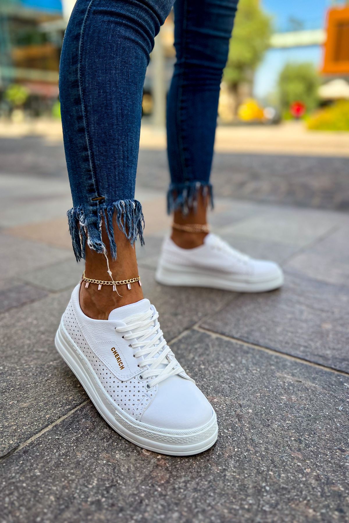 CH043 CBT Cowien Women's Shoes WHITE - STREETMODE ™