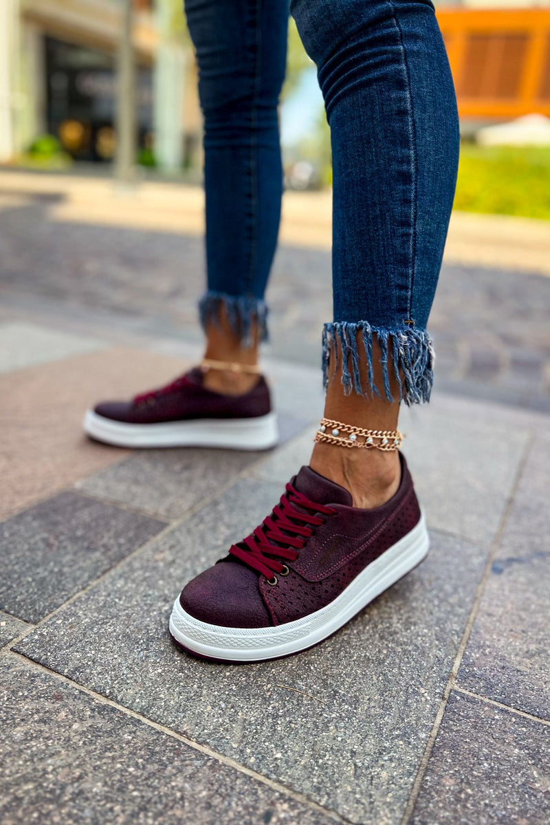 CH043 CBT Cowien Women's Shoes MAROON - STREETMODE ™