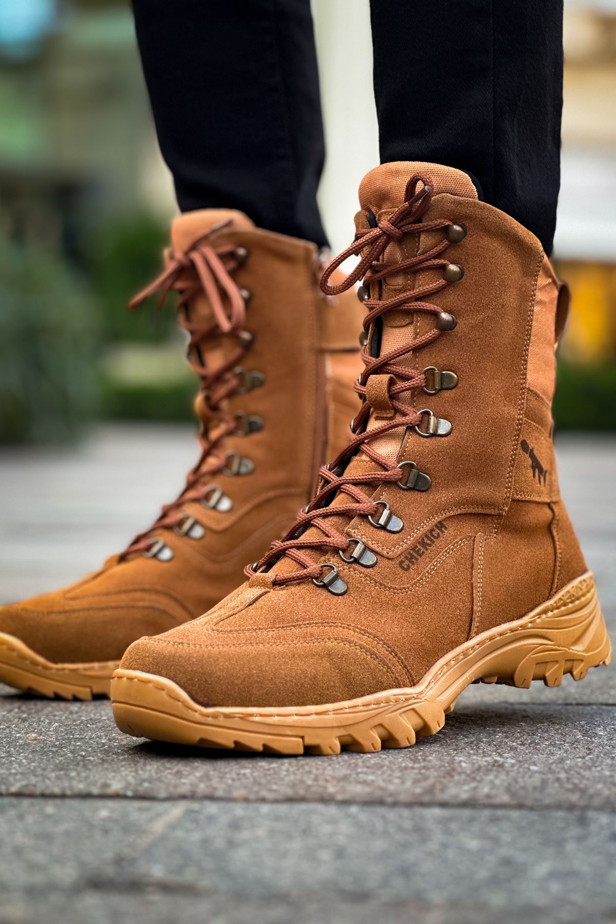 CH051 Men's Suede Casual Winter Boots - STREETMODE ™