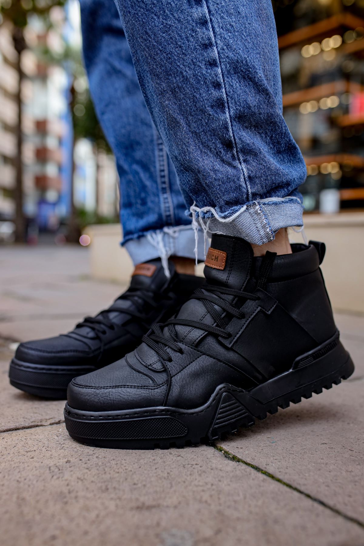 CH057  Men Boots Black - STREETMODE ™