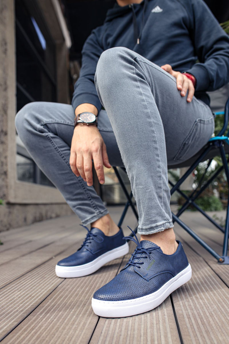 CH061 CBT Rex Men's Shoes NAVY BLUE - STREETMODE ™