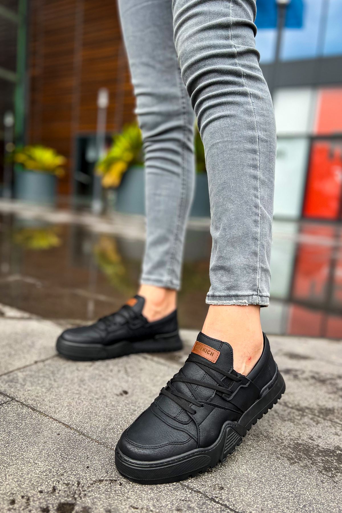 CH067 Men's Full Black Casual Sneaker Sports Shoes - STREETMODE ™