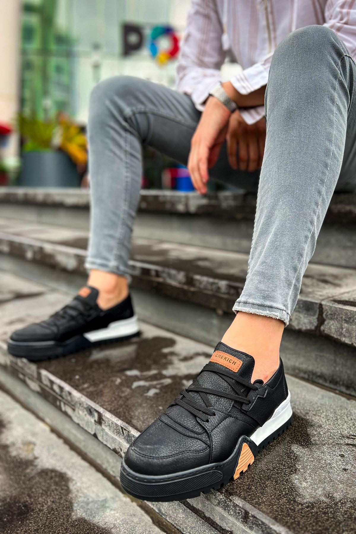 CH067 SBT Men's Sneaker Shoes BLACK / BLACK - STREETMODE ™
