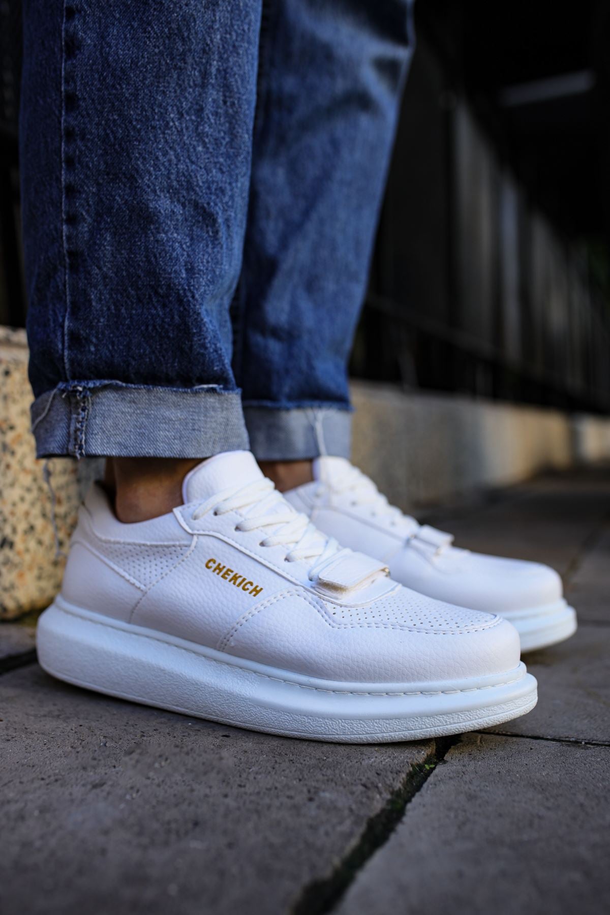 CH073 CBT Flatline Men's Shoes WHITE - STREETMODE ™