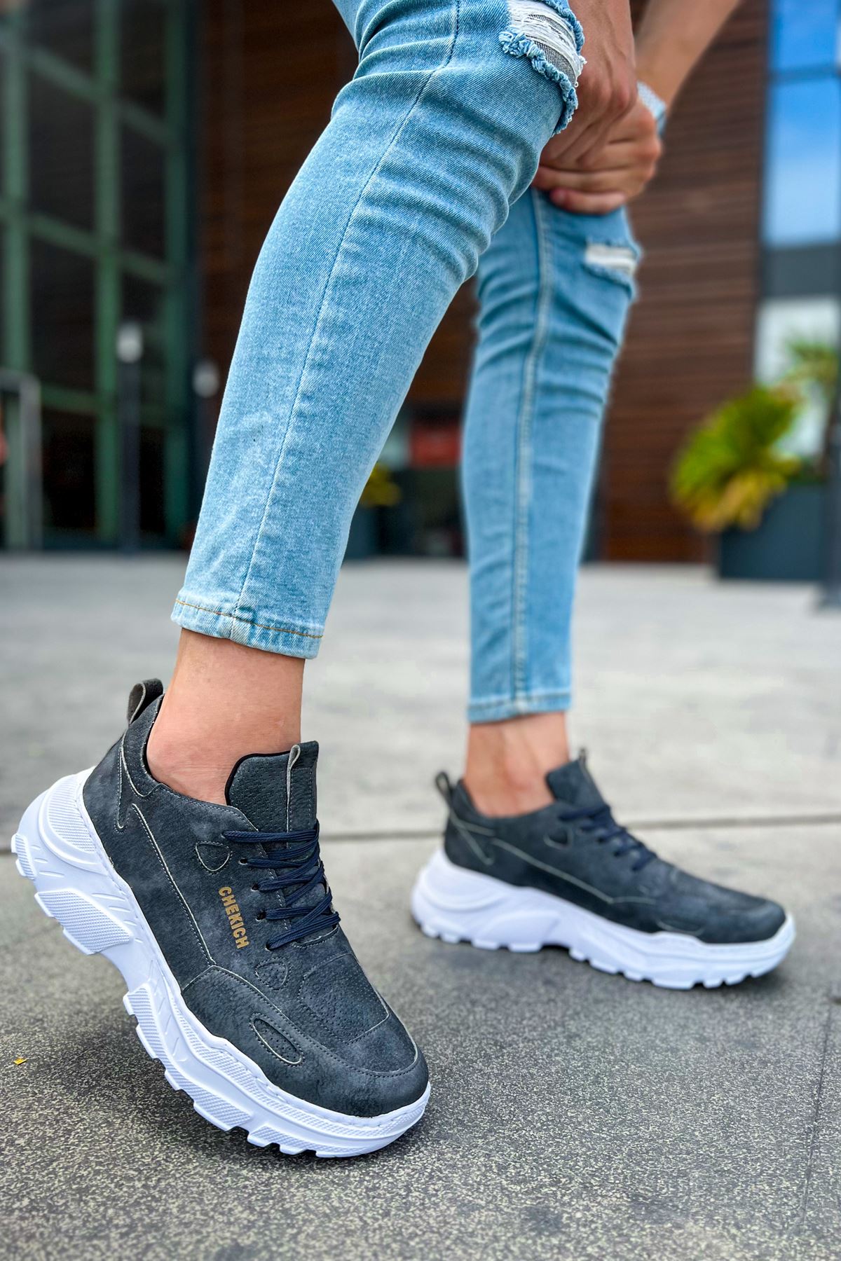 CH089 BT Men's Sneaker Shoes ANTHRACITE - STREETMODE ™