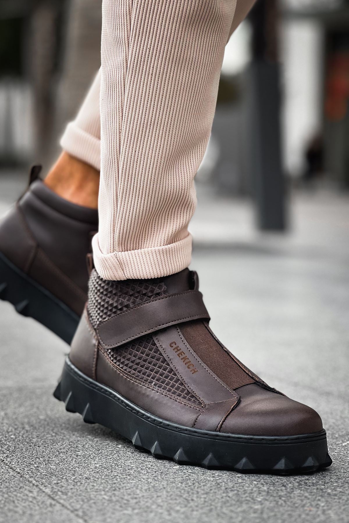 CH103 ST Men's Sneaker Boots BROWN - STREETMODE ™