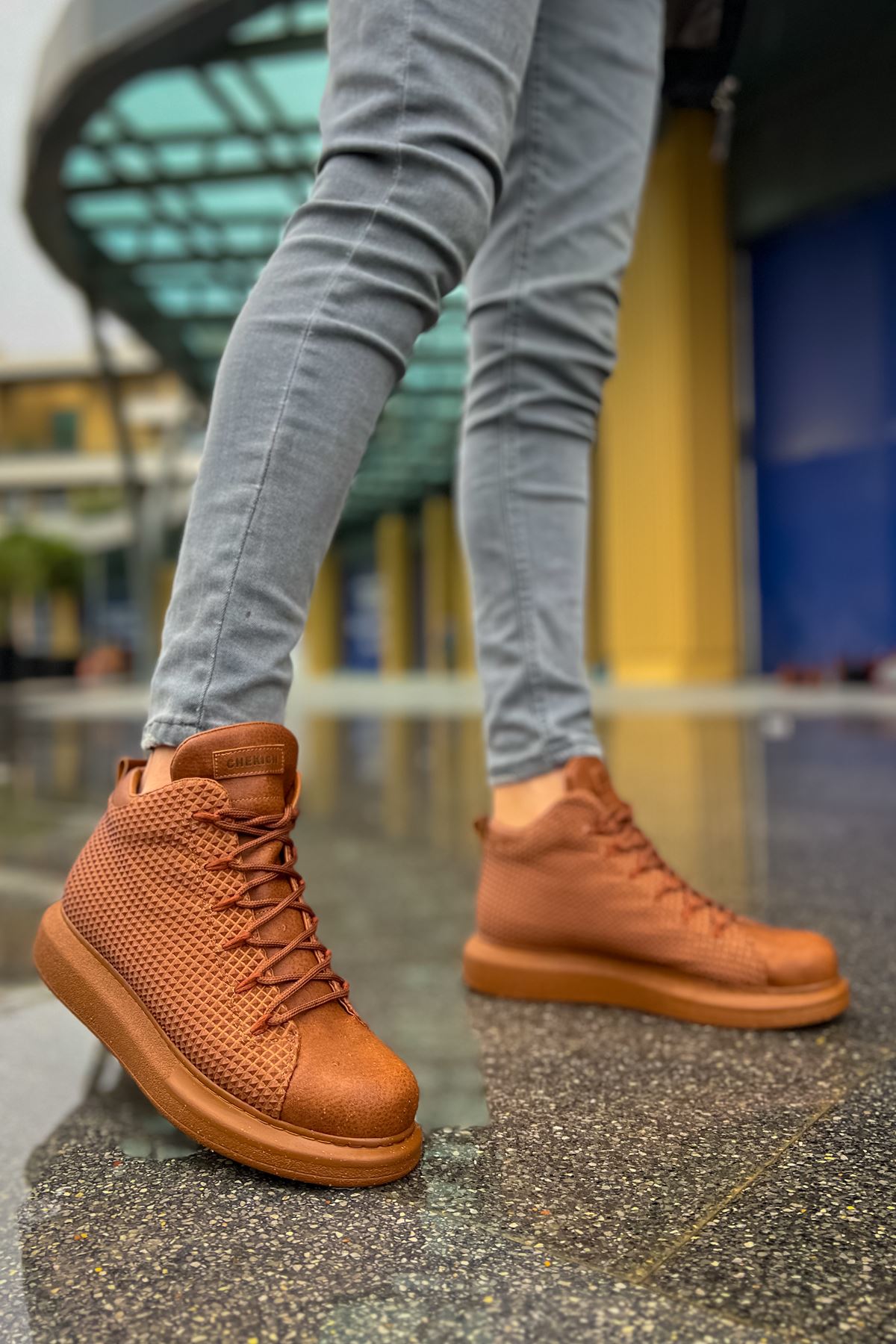 CH111 men's shoes sneakers Garni Brown - STREETMODE ™