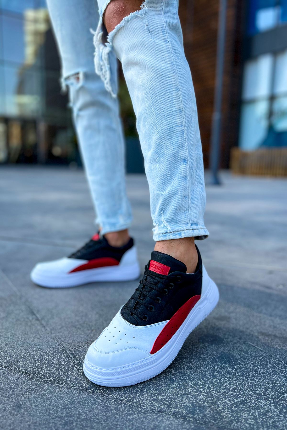 CH115 WS Men's Shoes WHITE / RED / BLACK - STREETMODE ™
