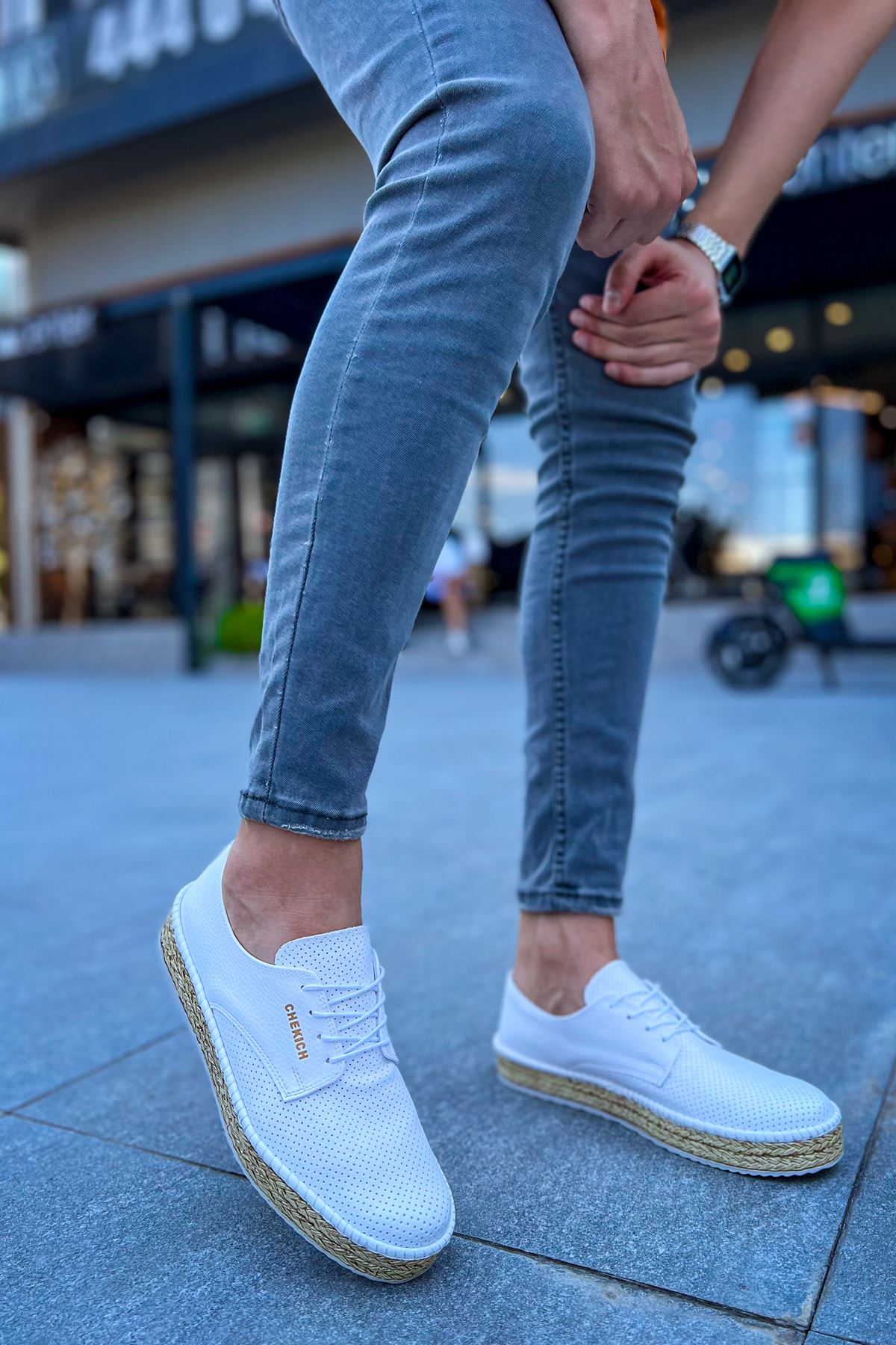 CH117 BT Men's Shoes WHITE - STREETMODE ™