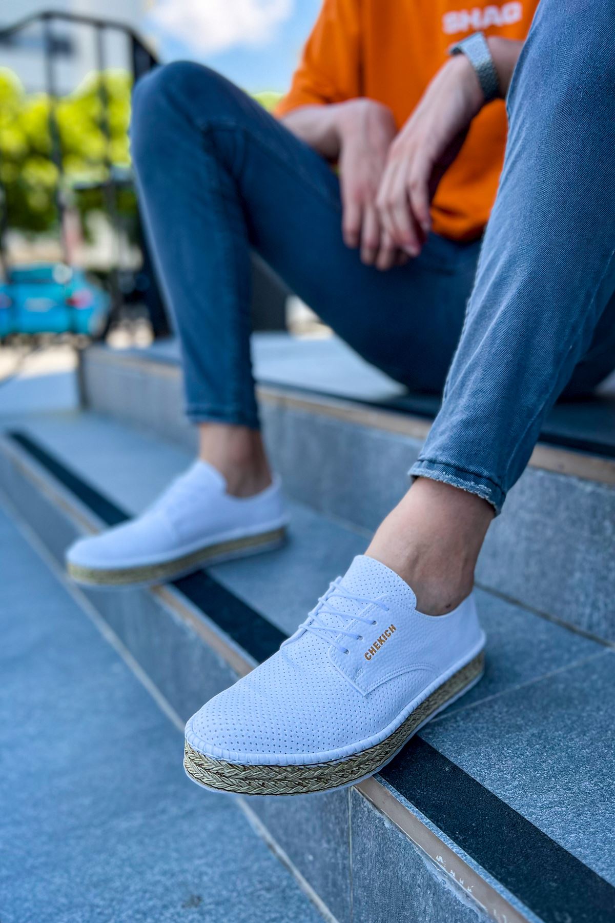 CH117 BT Men's Shoes WHITE - STREETMODE ™