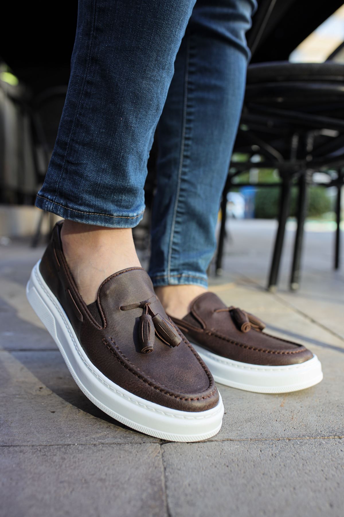 CH127 Men's Shoes BROWN - STREETMODE ™