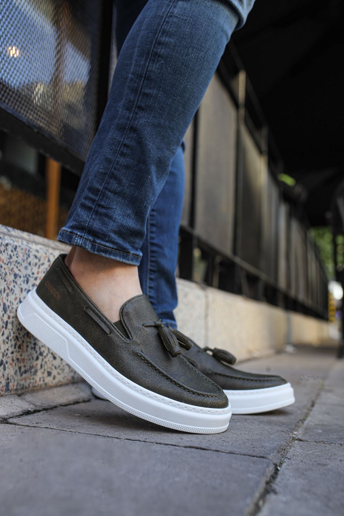 CH127 Men's Shoes Khaki - STREETMODE ™