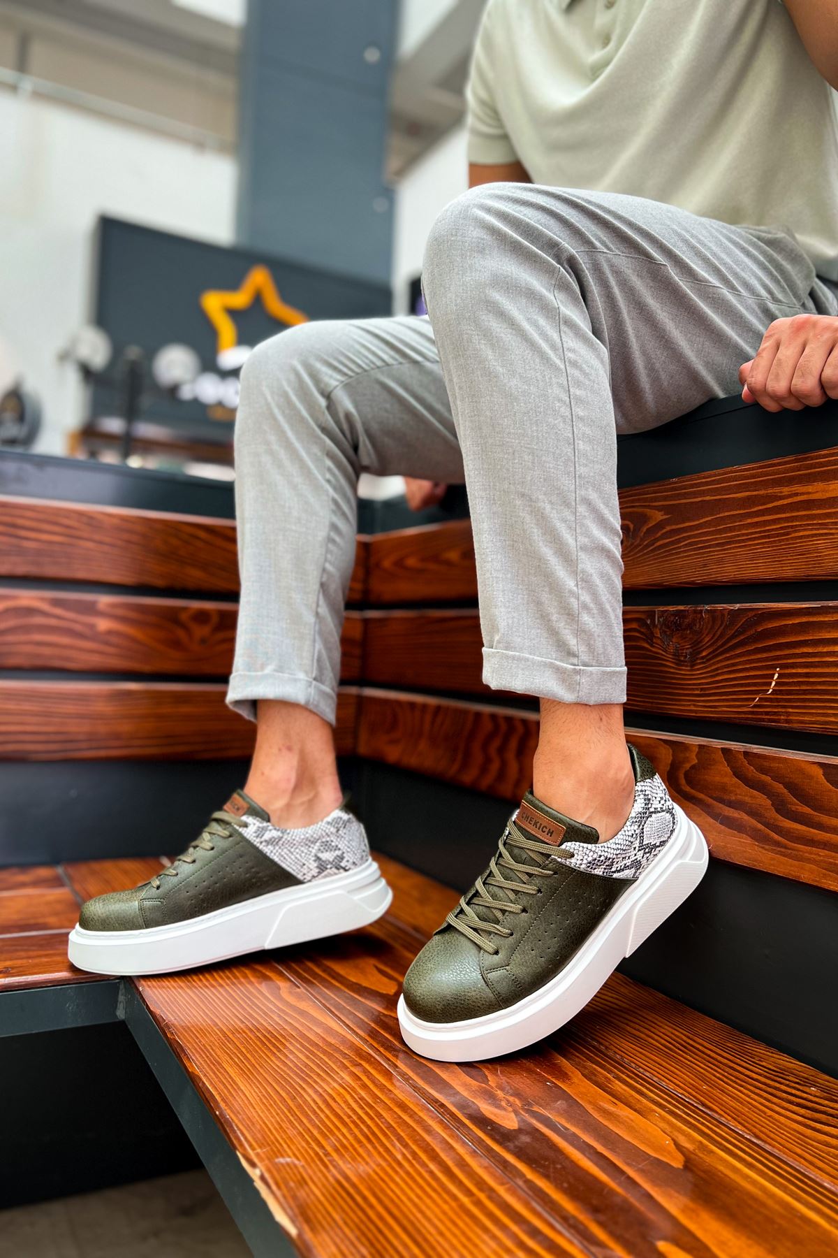 CH145 BT Men's Shoes Khaki - STREETMODE ™