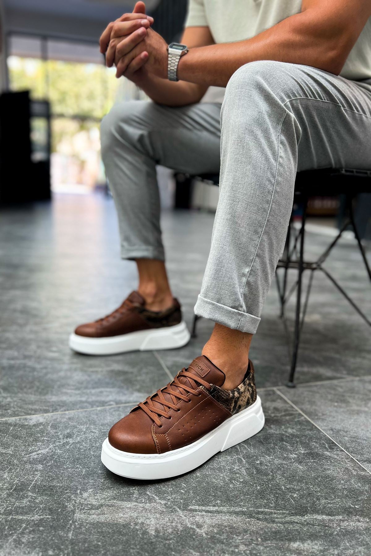 CH145 BT Men's Shoes TAN - STREETMODE ™