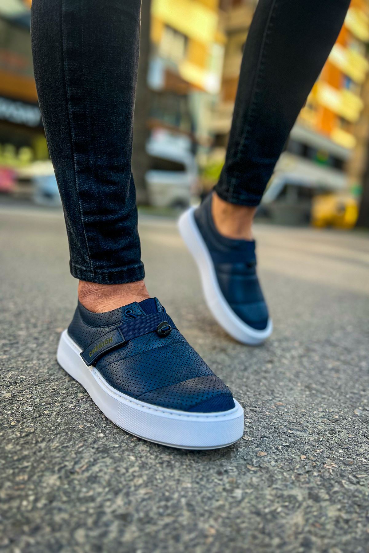 CH147 CBT Dobeny Men's Shoes NAVY BLUE - STREETMODE ™