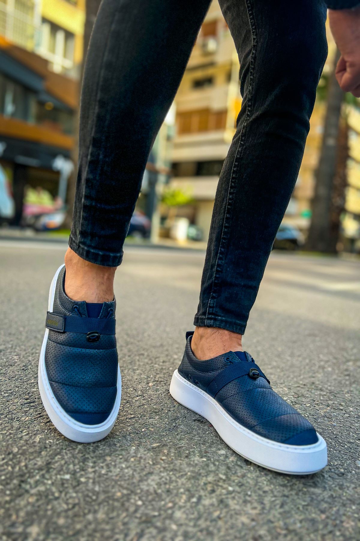 CH147 CBT Dobeny Men's Shoes NAVY BLUE - STREETMODE ™