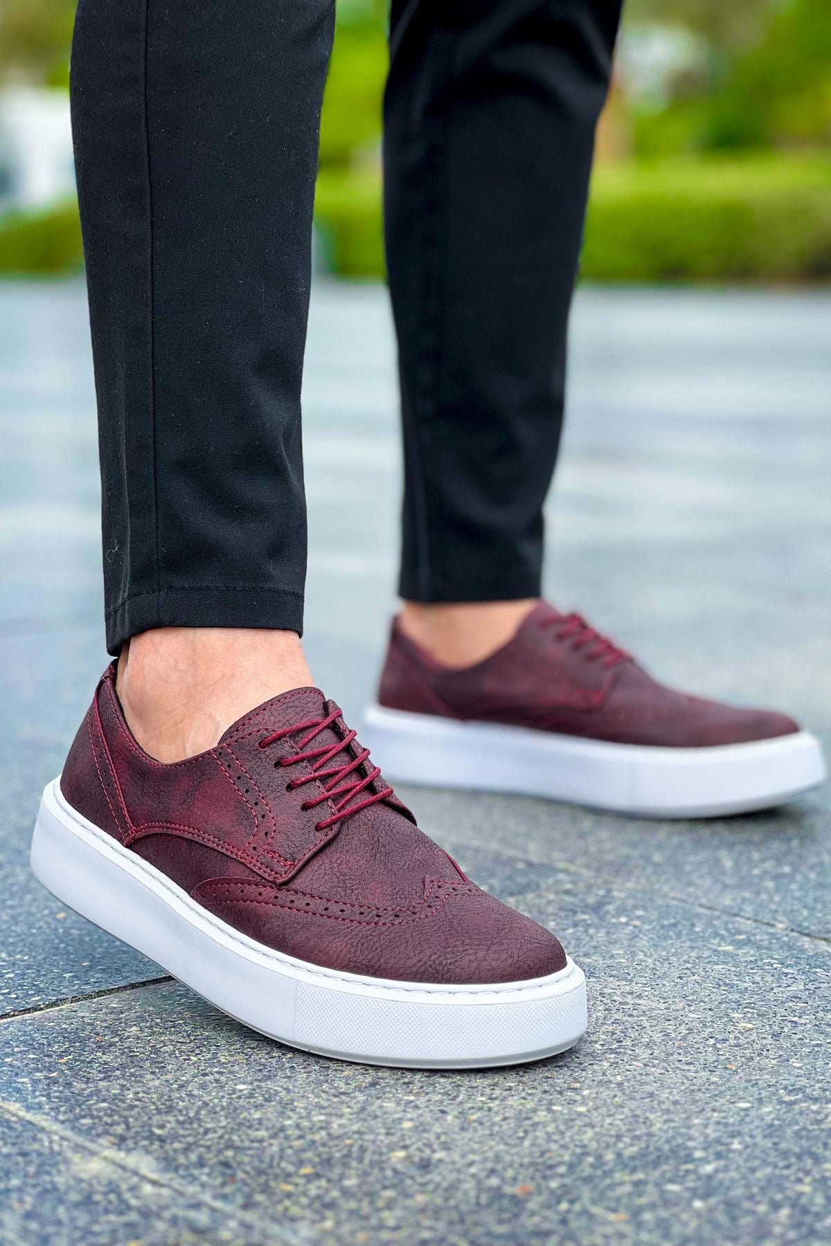 CH149 CBT Changer Over Men's Sneakers Shoes MAROON - STREETMODE ™
