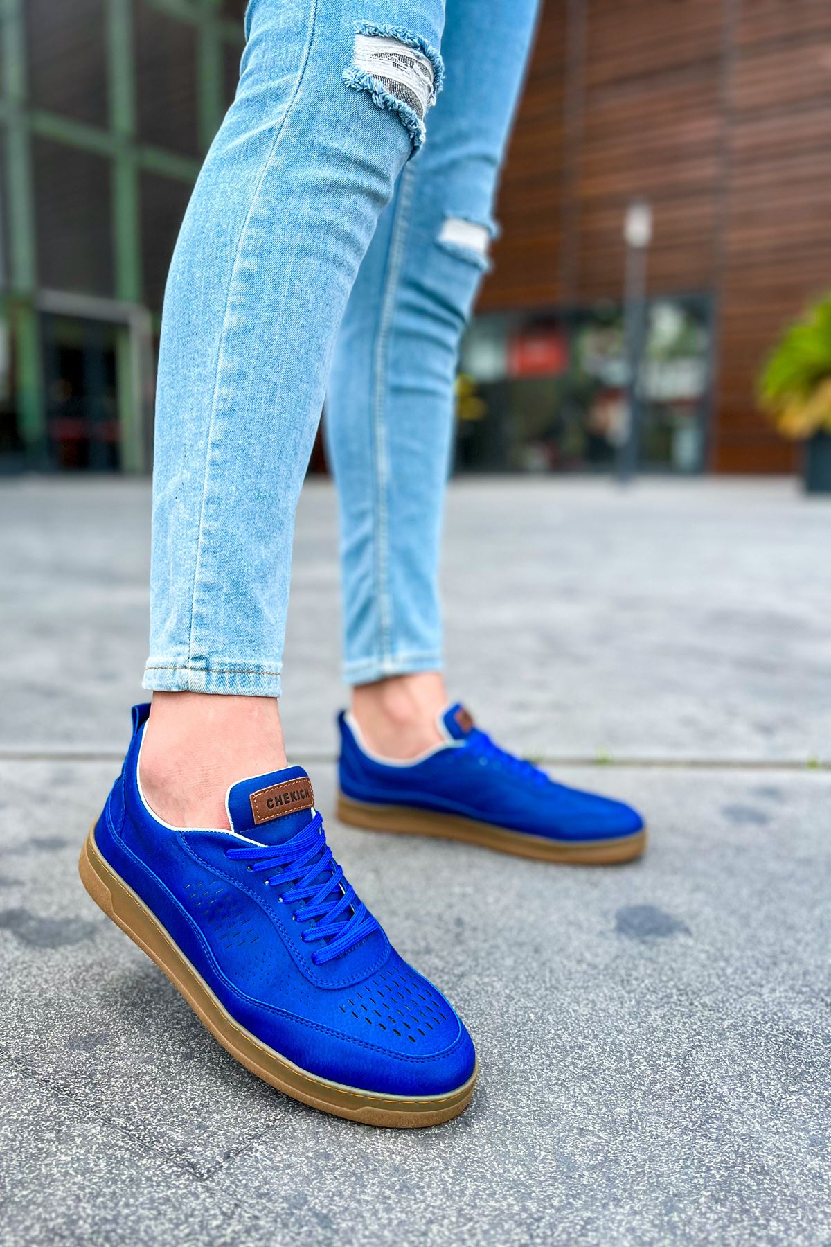 CH157 CKT Retro Men's Shoes BLUE - STREETMODE ™