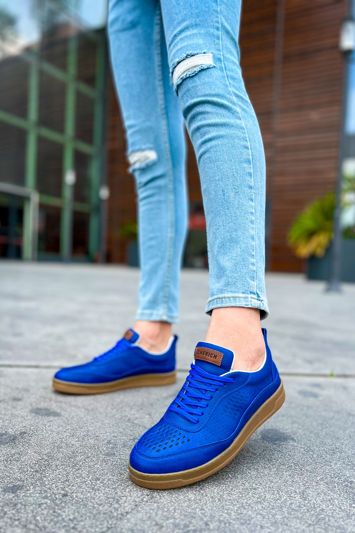 CH157 CKT Retro Men's Shoes BLUE - STREETMODE ™