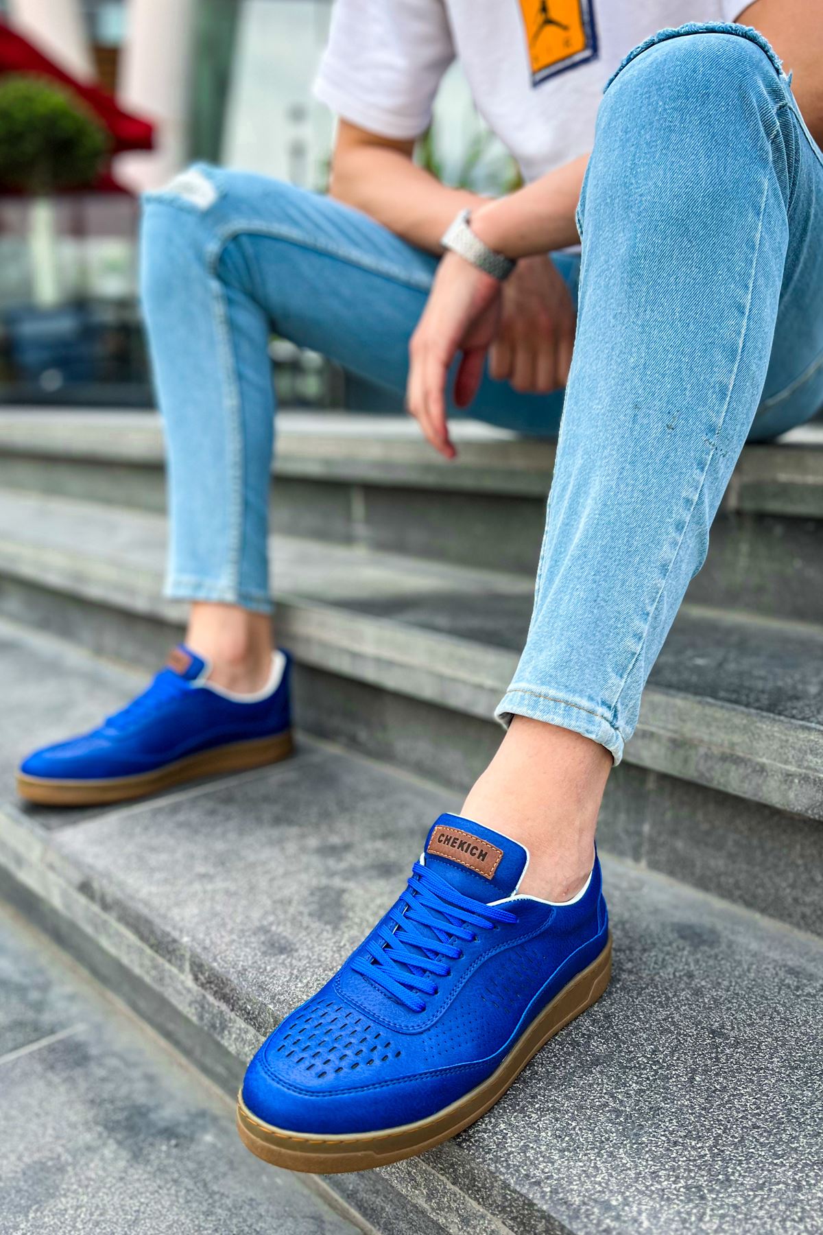 CH157 CKT Retro Men's Shoes BLUE - STREETMODE ™