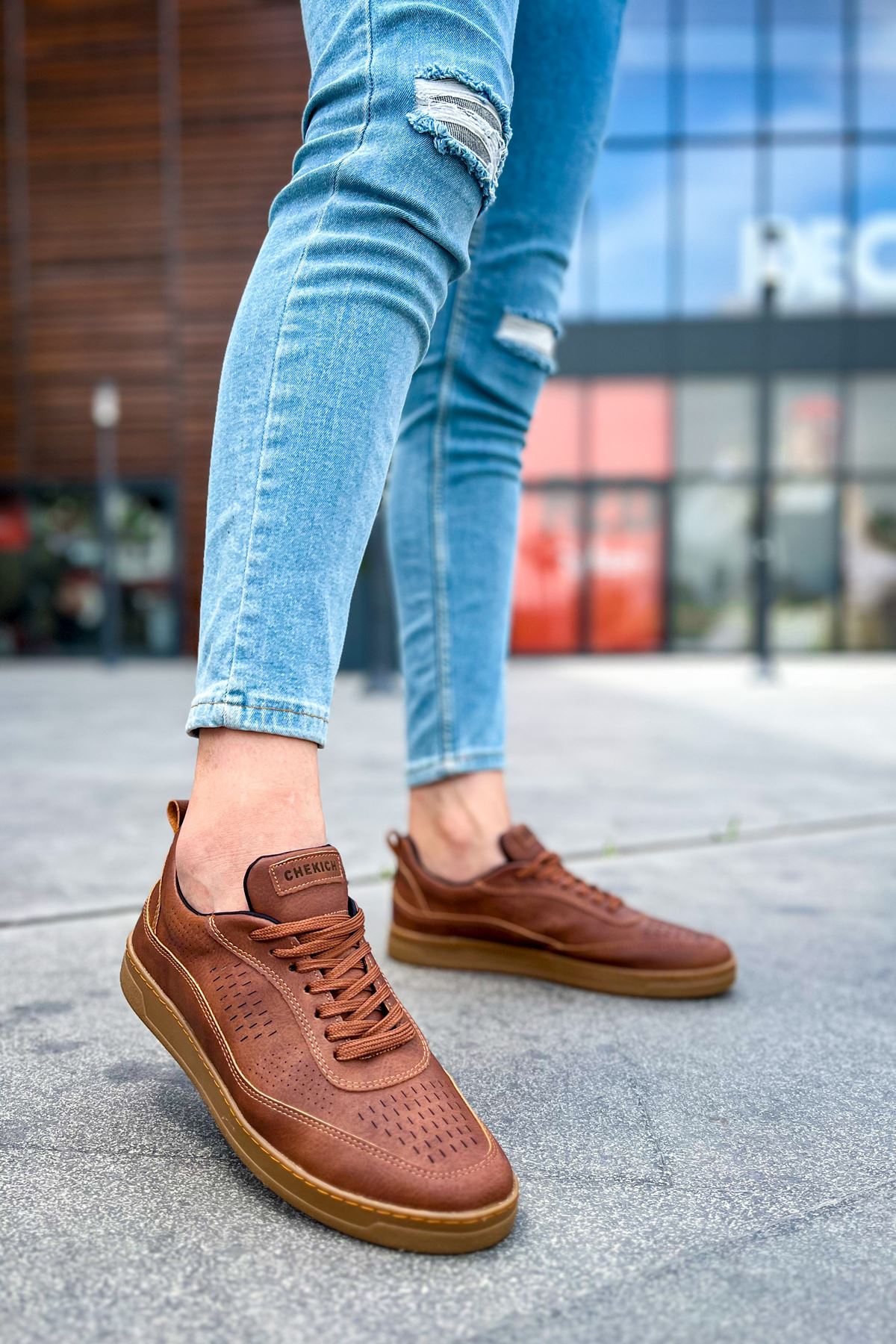 CH157 CKT Retro Men's Shoes Brown - STREETMODE ™