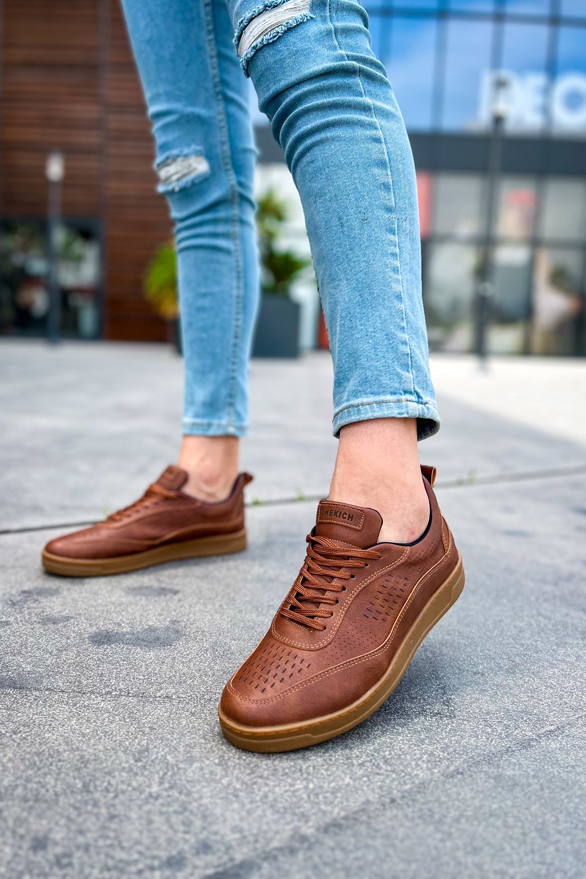 CH157 CKT Retro Men's Shoes Brown - STREETMODE ™