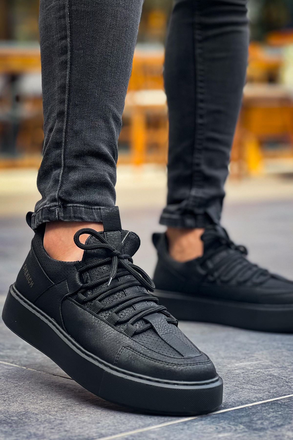 CH159 CST Saturn Men's sneakers Shoes BLACK - STREETMODE ™