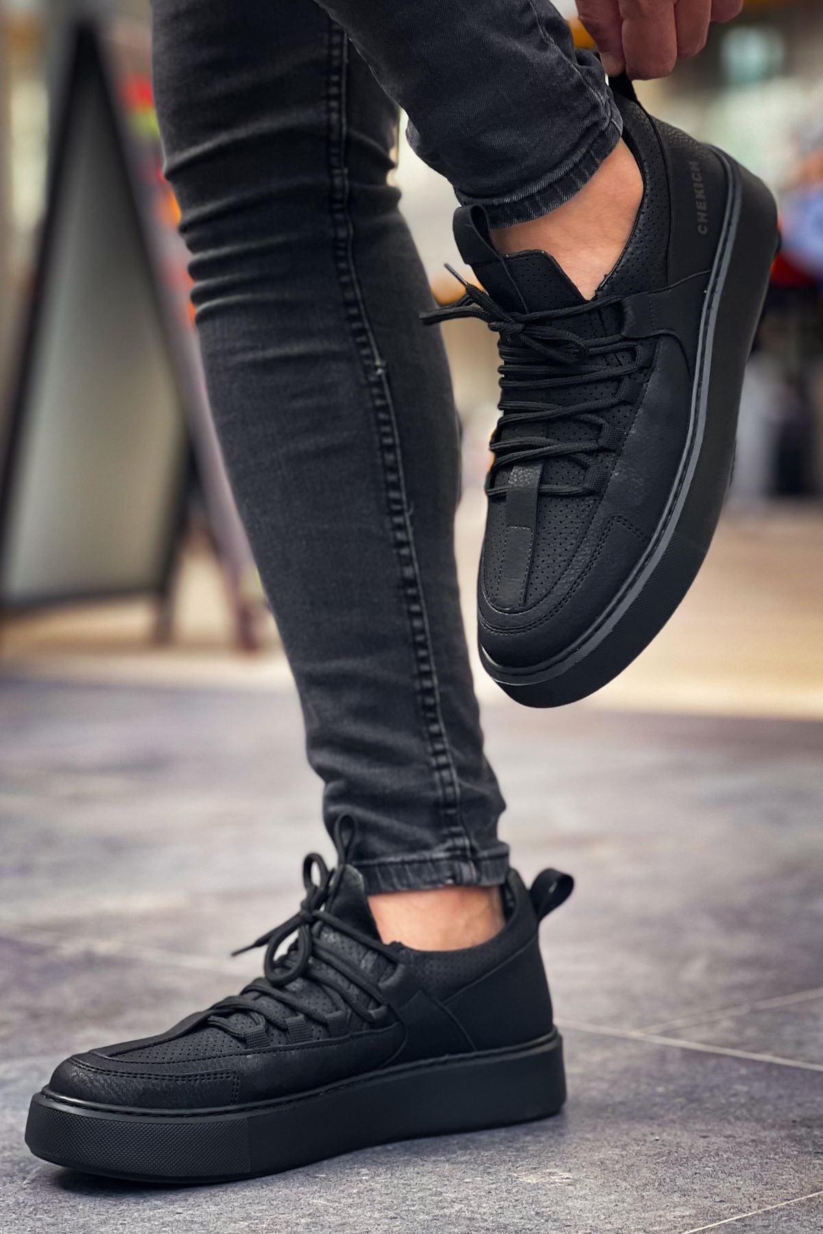 CH159 CST Saturn Men's sneakers Shoes BLACK - STREETMODE ™