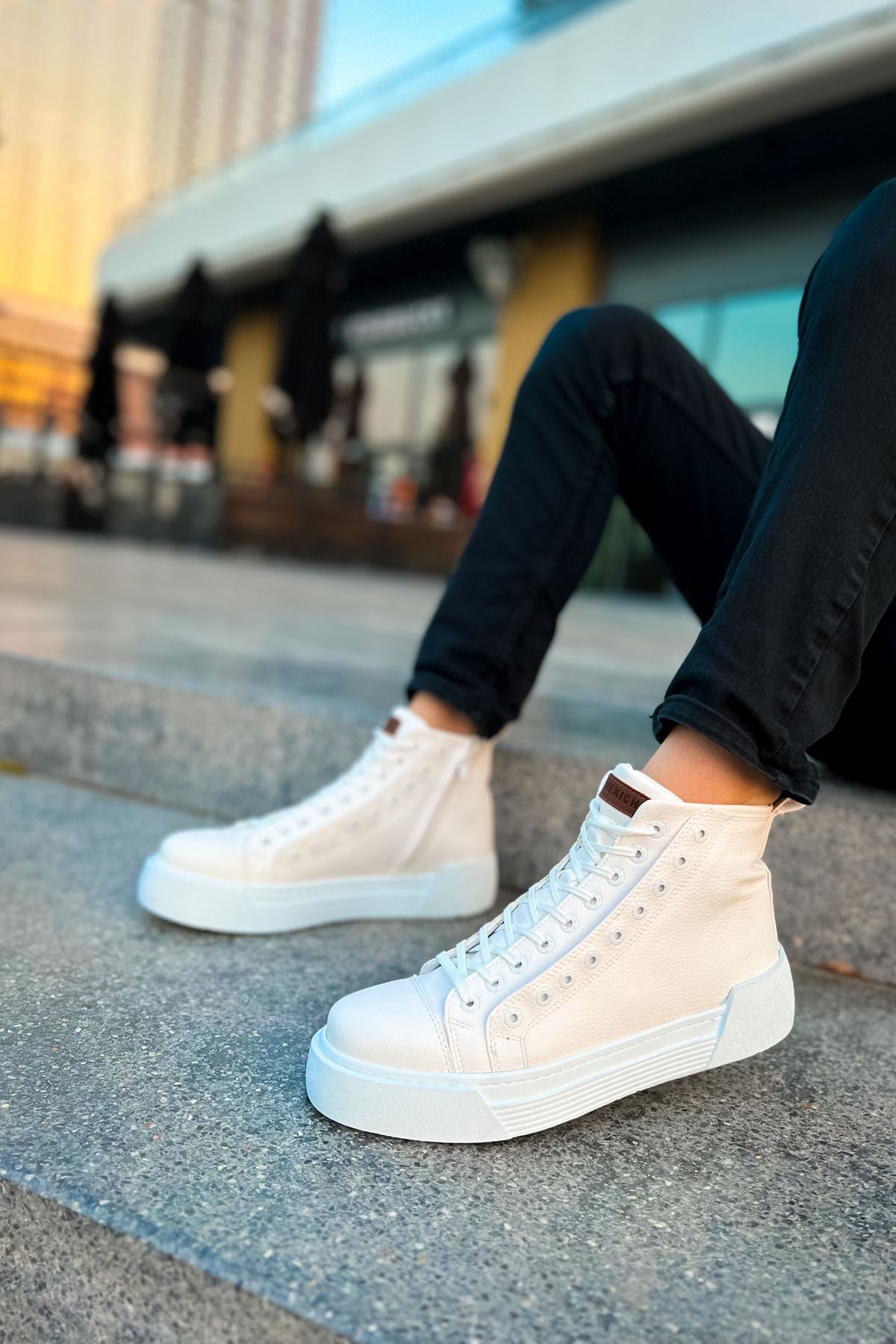 CH167 BT Men's Boots WHITE / WHITE - STREETMODE ™
