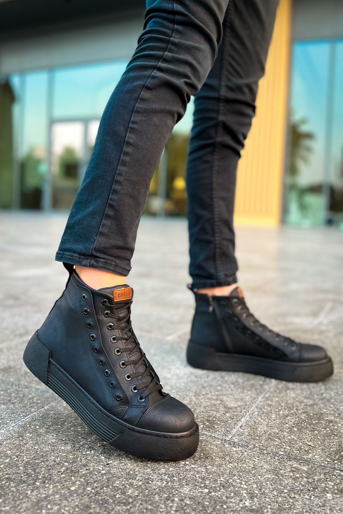 CH167 ST Men's Boots BLACK/BLACK - STREETMODE ™