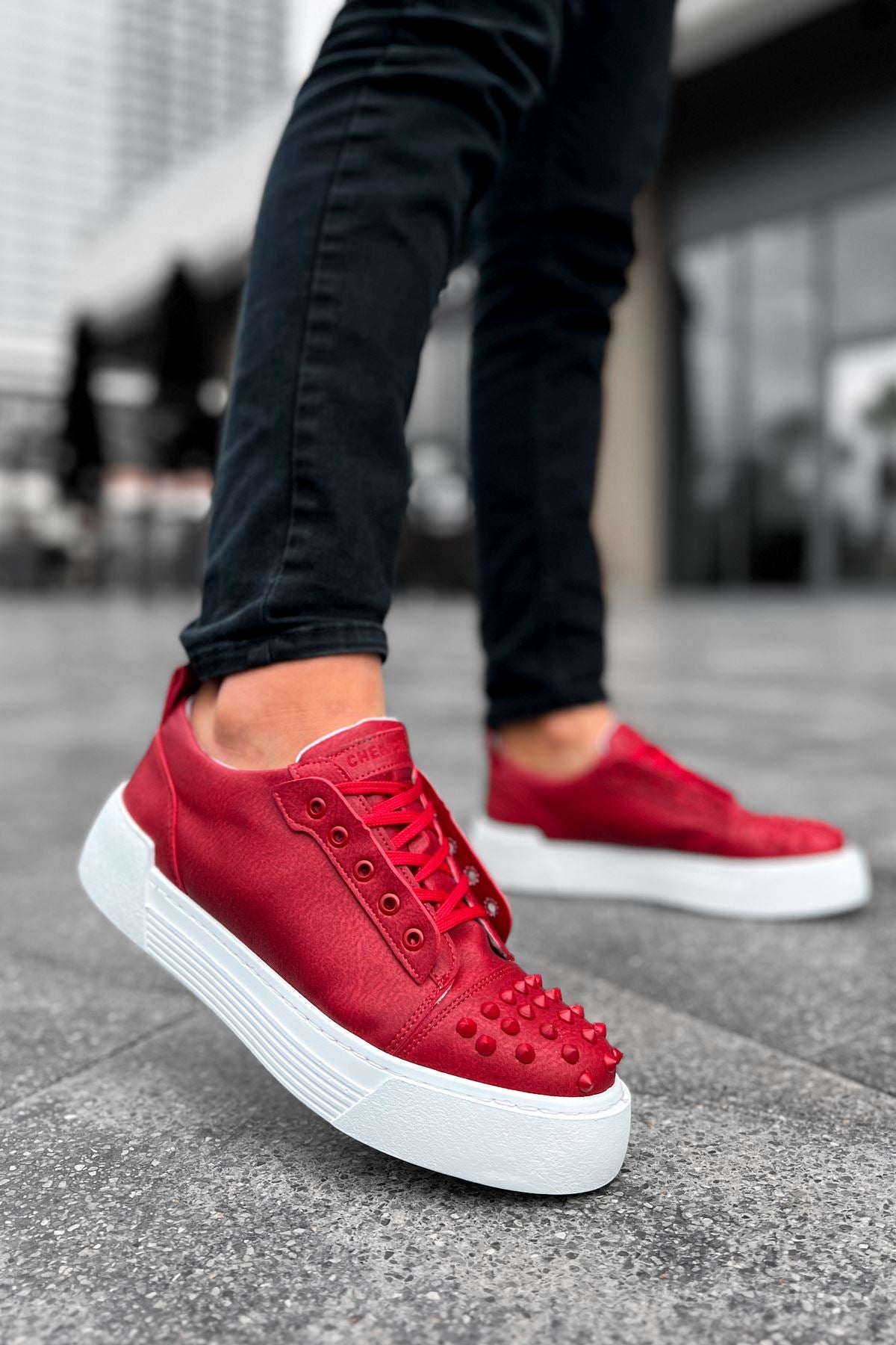 CH169 BT Men's Shoes RED - STREETMODE ™